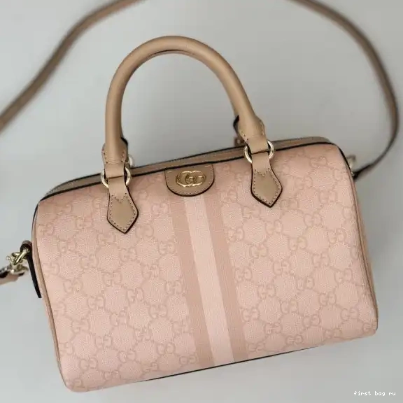 First bag ru TOP GUCCI HANDLE GG BAG SMALL OPHIDIA 0525